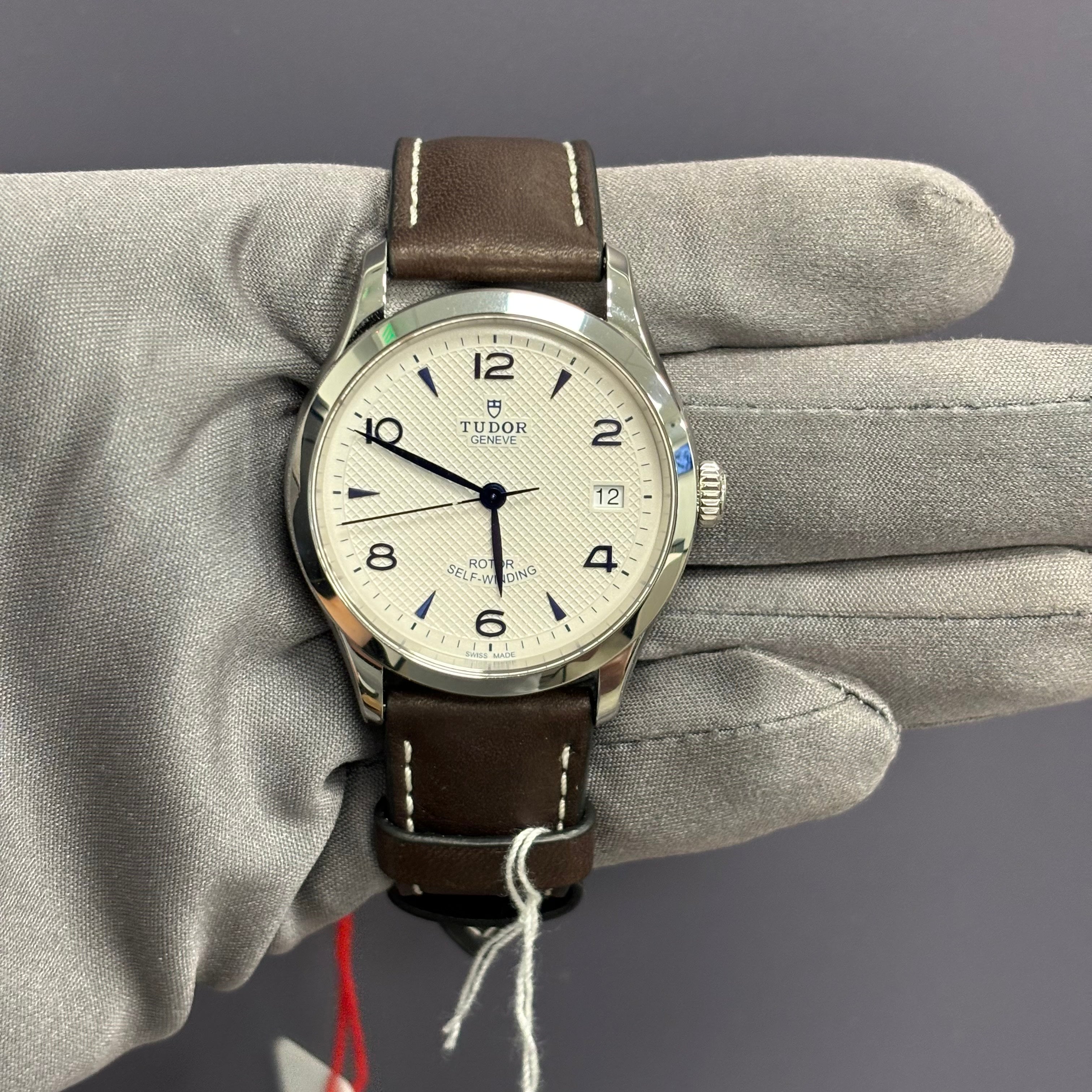 Tudor 1926 36mm White Dial Watch Ref# 91650 - Happy Jewelers Fine Jewelry Lifetime Warranty