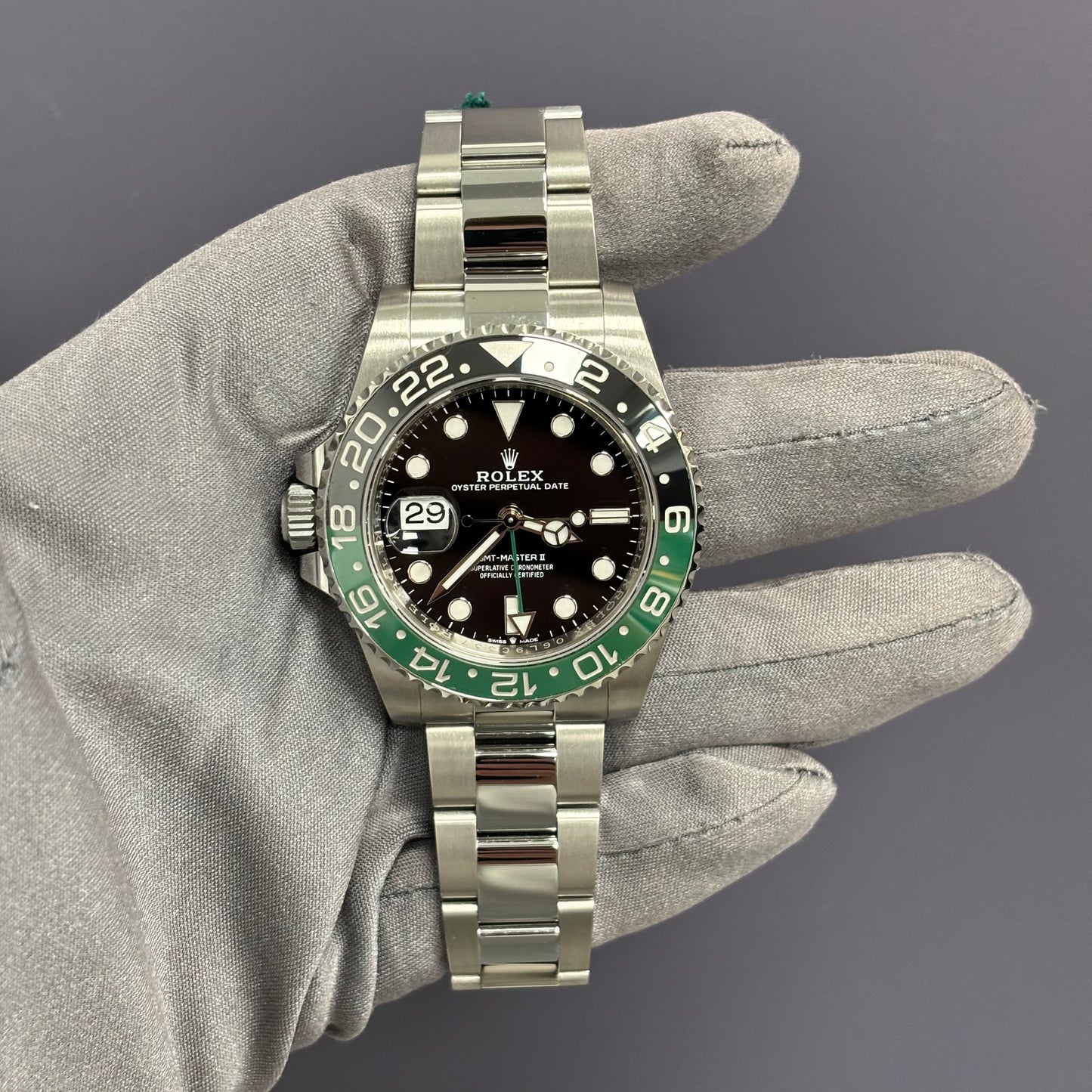 Rolex GMT-Master II 40mm Black Dial Watch Ref# 126720VTNR