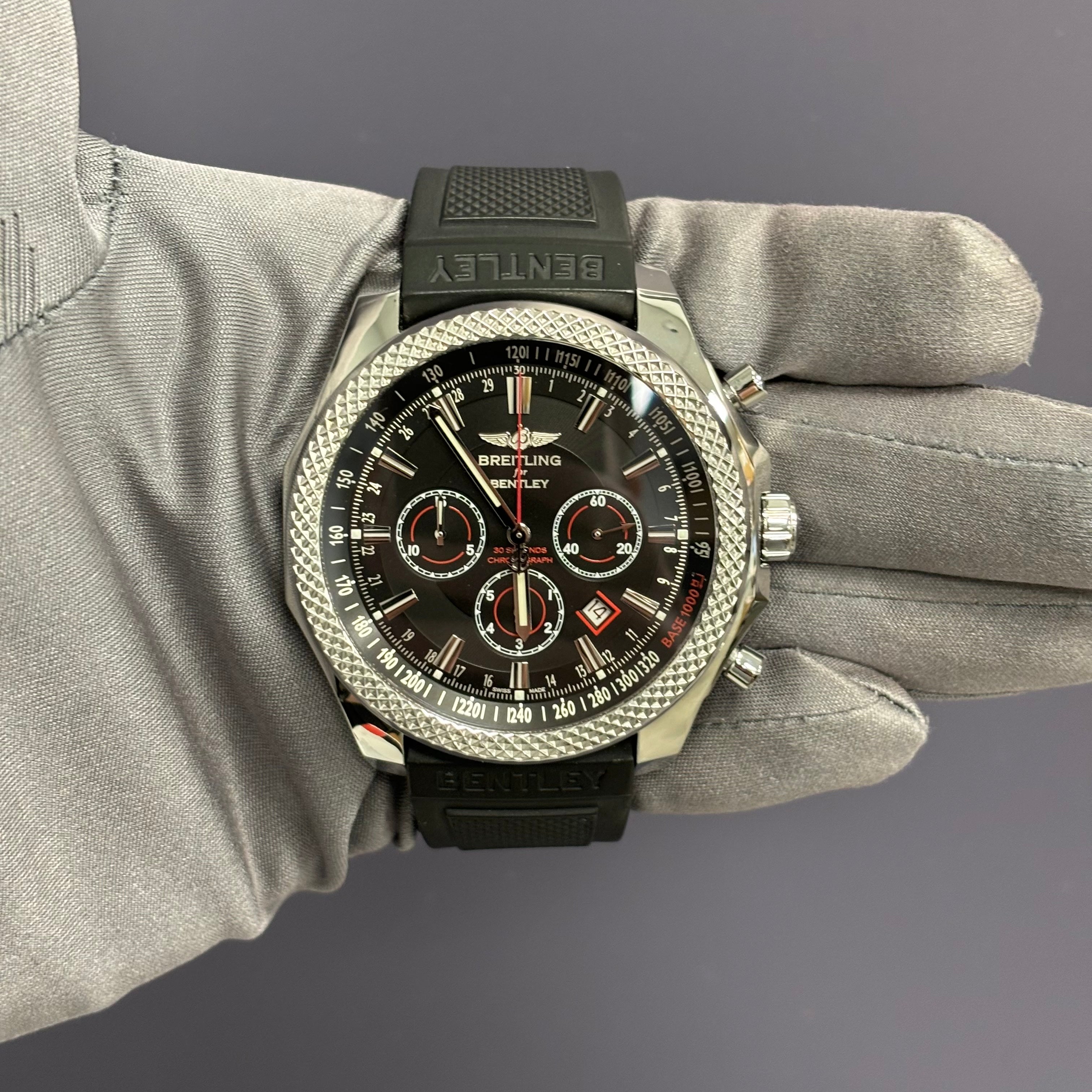 Breitling Bentley 49mm Black Dial Watch Ref# A25368 - Happy Jewelers Fine Jewelry Lifetime Warranty