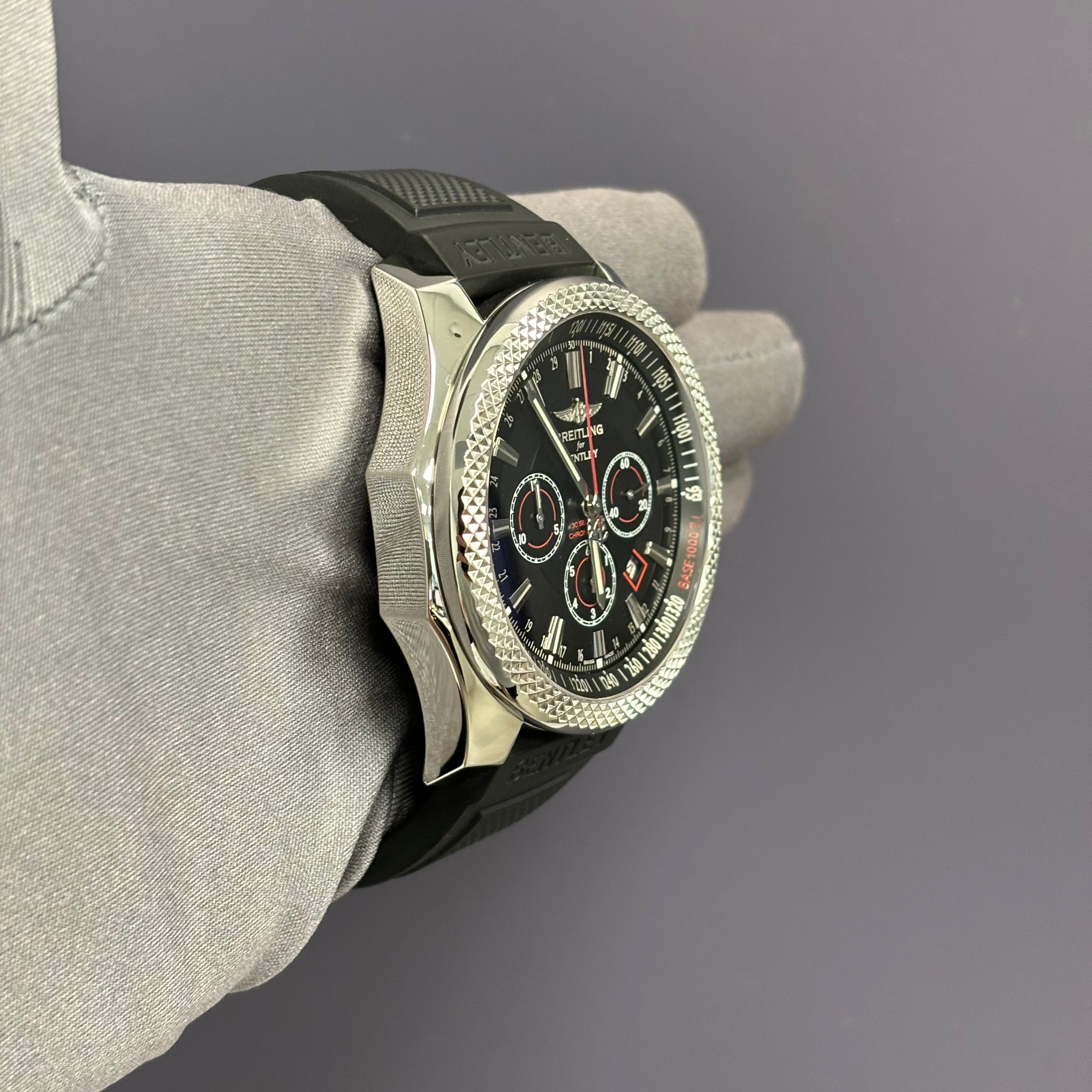 Breitling Bentley 49mm Black Dial Watch Ref# A25368 - Happy Jewelers Fine Jewelry Lifetime Warranty