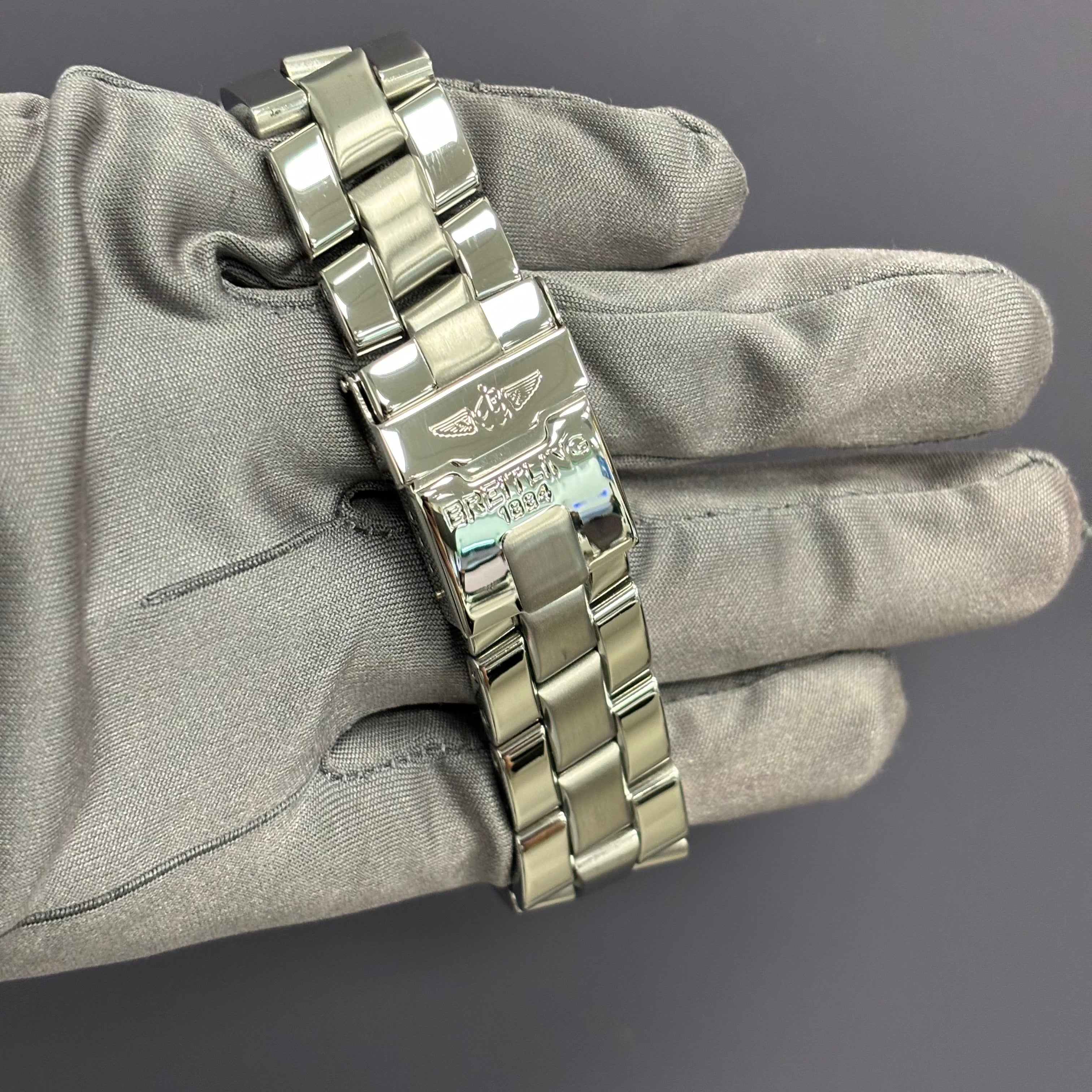 Breitling B-01 42mm Blue Dial Watch Ref# A68062 - Happy Jewelers Fine Jewelry Lifetime Warranty