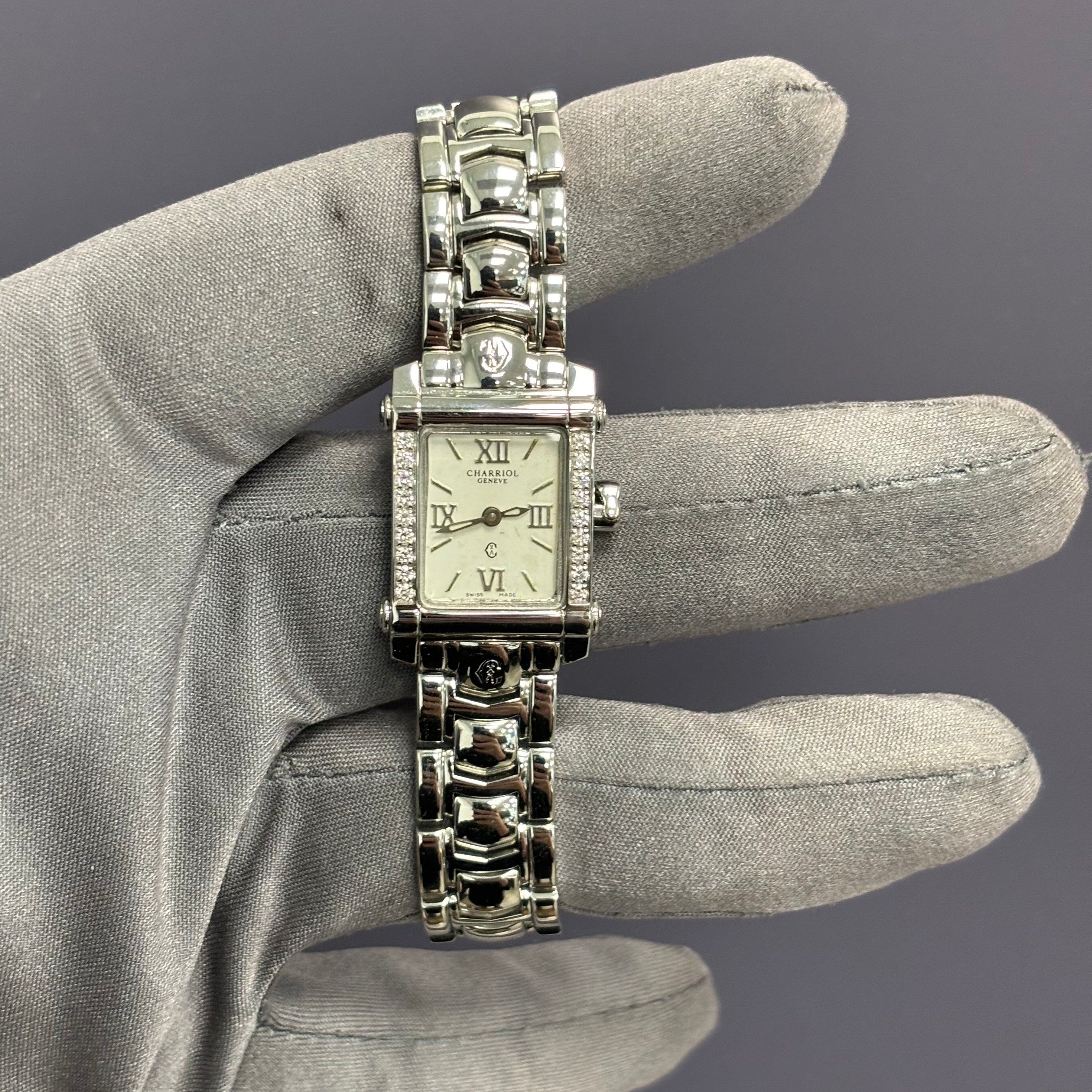 Charriol Colvmbvs 18mm White Dial Watch Ref# 9102911 - Happy Jewelers Fine Jewelry Lifetime Warranty