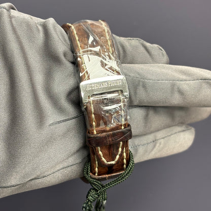 Audemars Piguet Royal Oak 42mm Cream Dial Watch Ref# 26170ST.OO.D091CR.01 - Happy Jewelers Fine Jewelry Lifetime Warranty