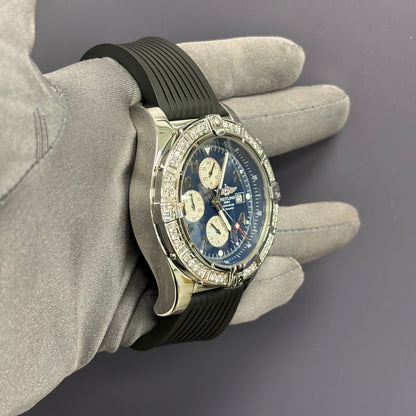 Breitling Super Avenger 48mm Blue Dial Watch Ref# A13370 - Happy Jewelers Fine Jewelry Lifetime Warranty