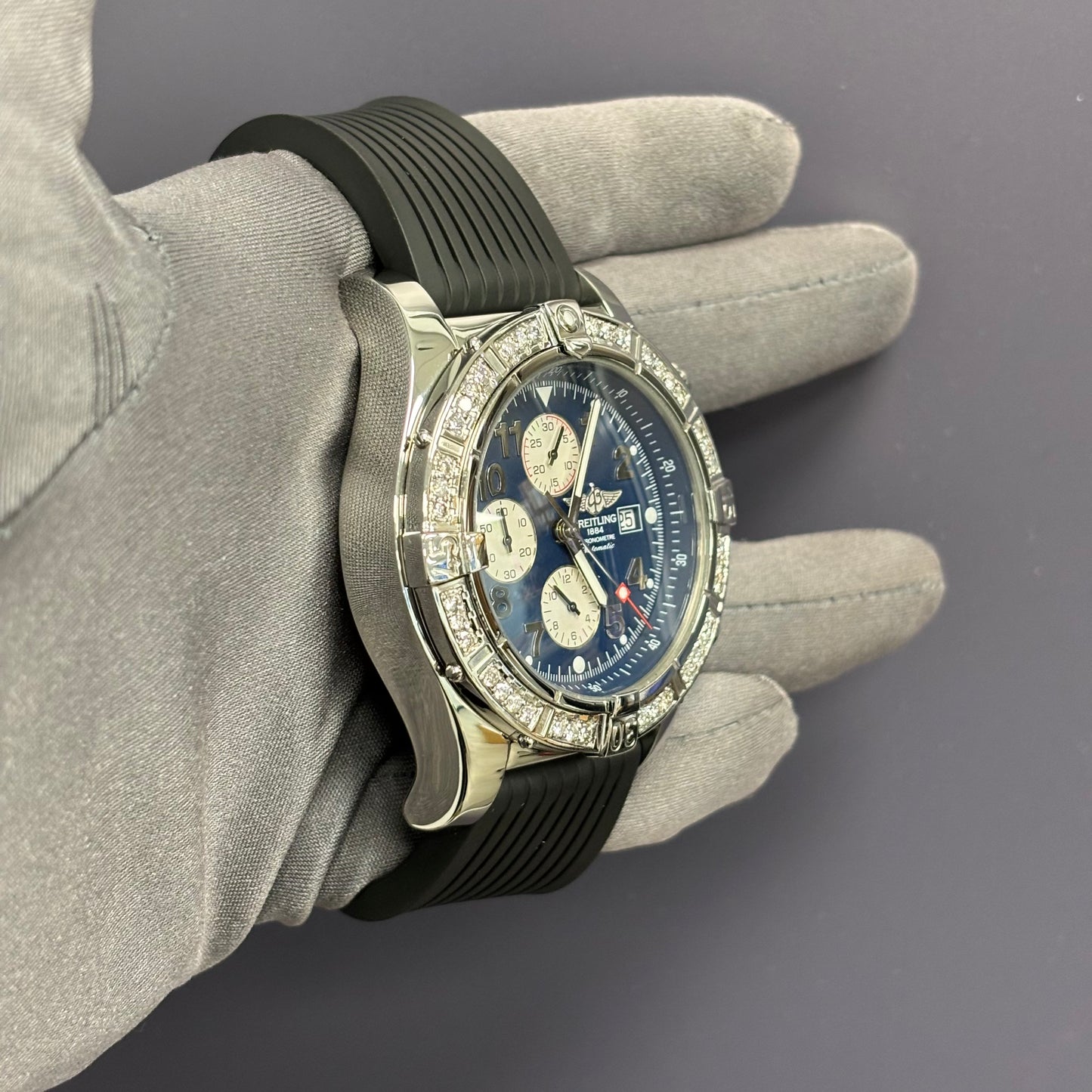 Breitling Super Avenger 48mm Blue Dial Watch Ref# A13370