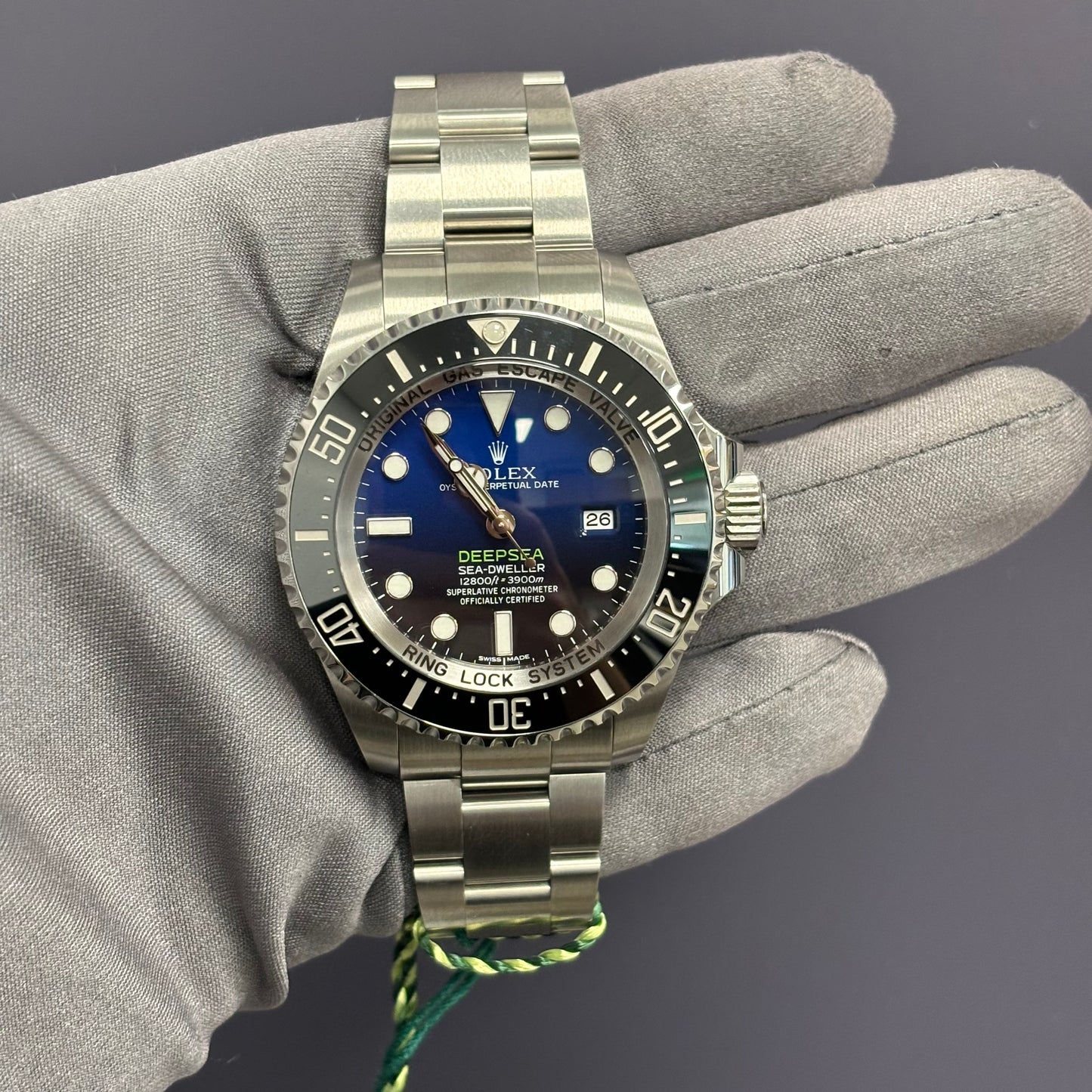 Rolex Sea-Dweller 44mm Blue/Black Dial Watch Ref# 116660