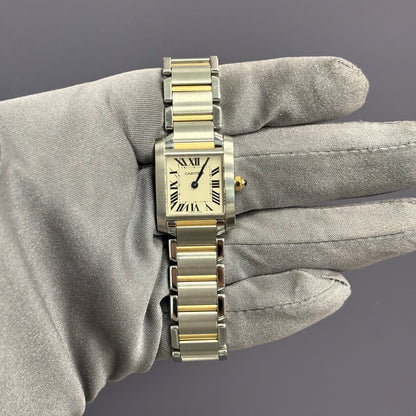 Cartier Tank 25mm White Dial Watch Ref# W51007Q4 - Happy Jewelers Fine Jewelry Lifetime Warranty