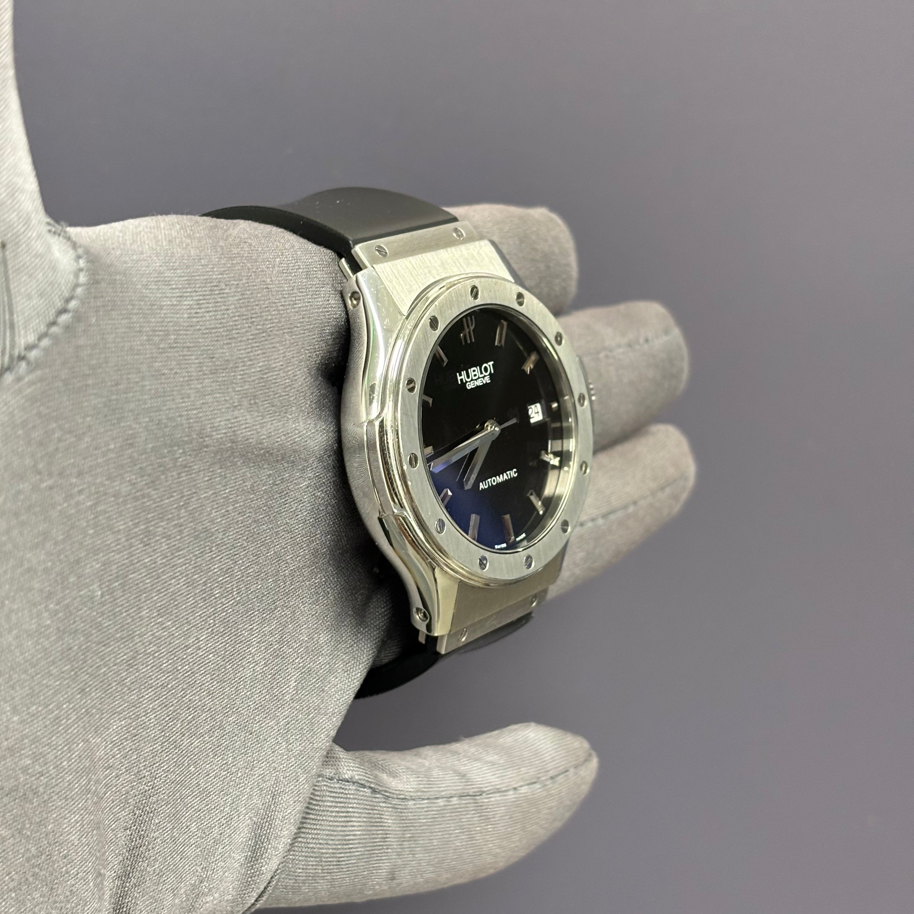 Hublot Big Bang 41mm Black Dial Watch Ref# 1915.NE10.1 - Happy Jewelers Fine Jewelry Lifetime Warranty