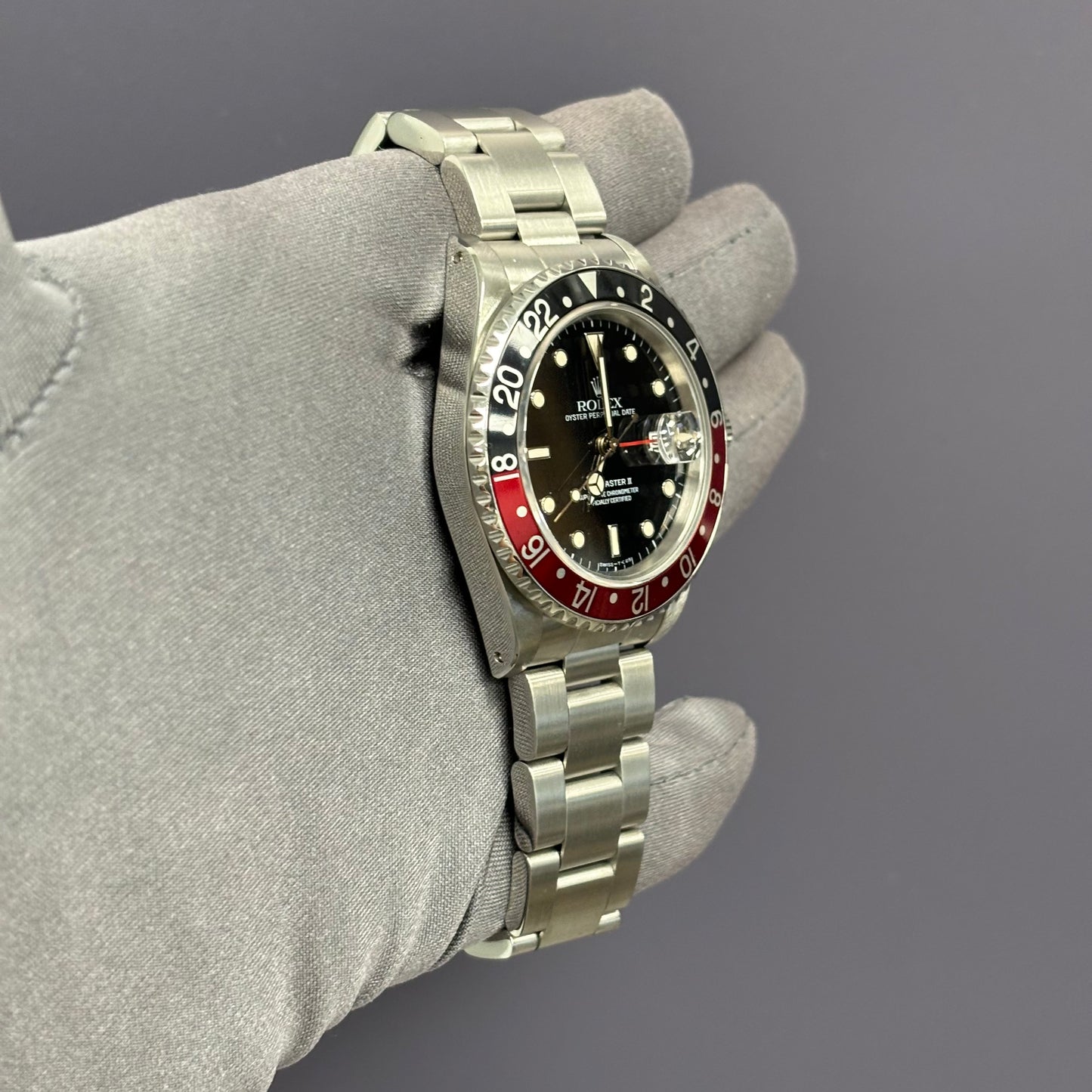 Rolex GMT-Master II 40mm Black Dial Watch Ref# 16710