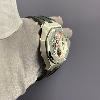 Audemars Piguet Royal Oak 42mm White Dial Watch Ref# 26170ST - Happy Jewelers Fine Jewelry Lifetime Warranty