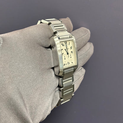 Cartier Tank 28mm White Dial Watch Ref# W51024Q3 - Happy Jewelers Fine Jewelry Lifetime Warranty