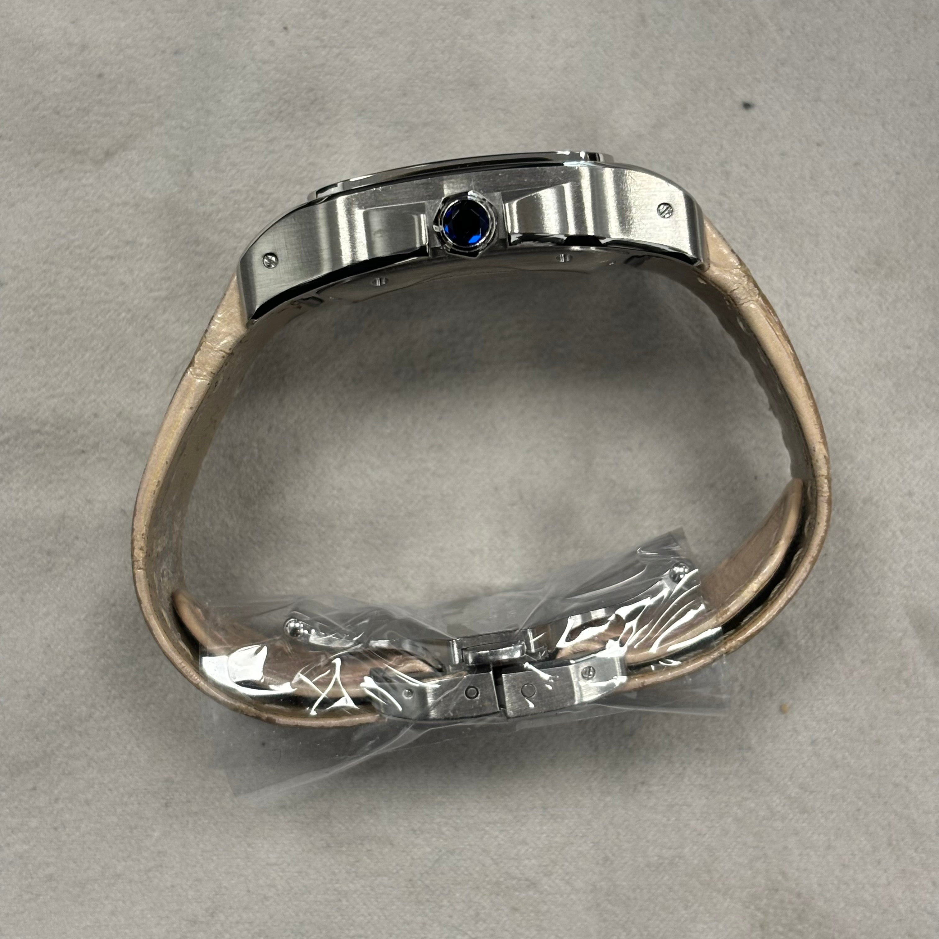 Cartier Santos 33mm White Dial Watch Ref# W20126X8 - Happy Jewelers Fine Jewelry Lifetime Warranty