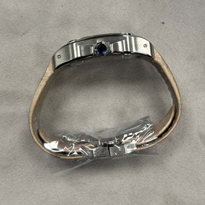 Cartier Santos 33mm White Dial Watch Ref# W20126X8 - Happy Jewelers Fine Jewelry Lifetime Warranty