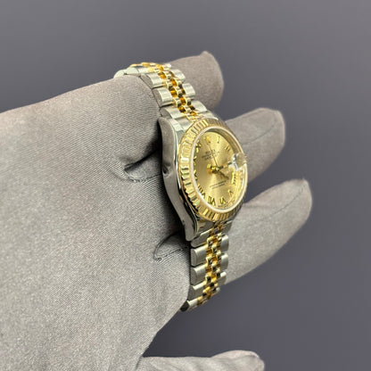 Rolex Datejust 28mm Champagne Dial Watch Ref# 279173 - Happy Jewelers Fine Jewelry Lifetime Warranty