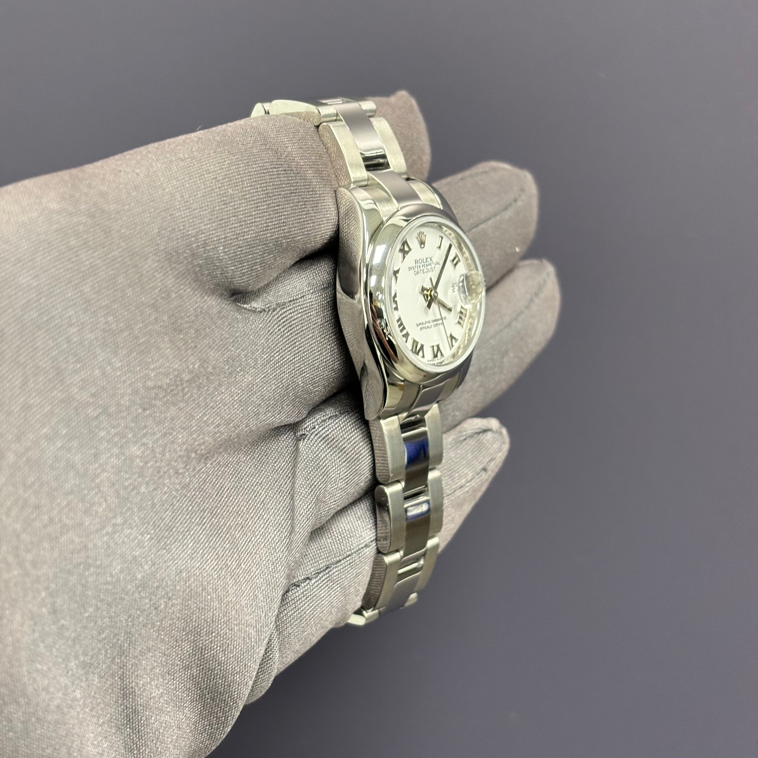 Rolex Datejust 26mm White Dial Watch Ref# 179160 - Happy Jewelers Fine Jewelry Lifetime Warranty