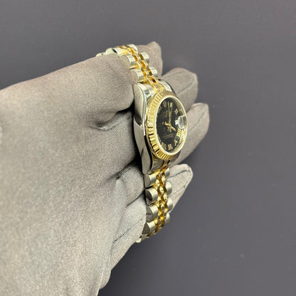 Rolex Datejust 26mm Black Dial Watch Ref# 179173 - Happy Jewelers Fine Jewelry Lifetime Warranty
