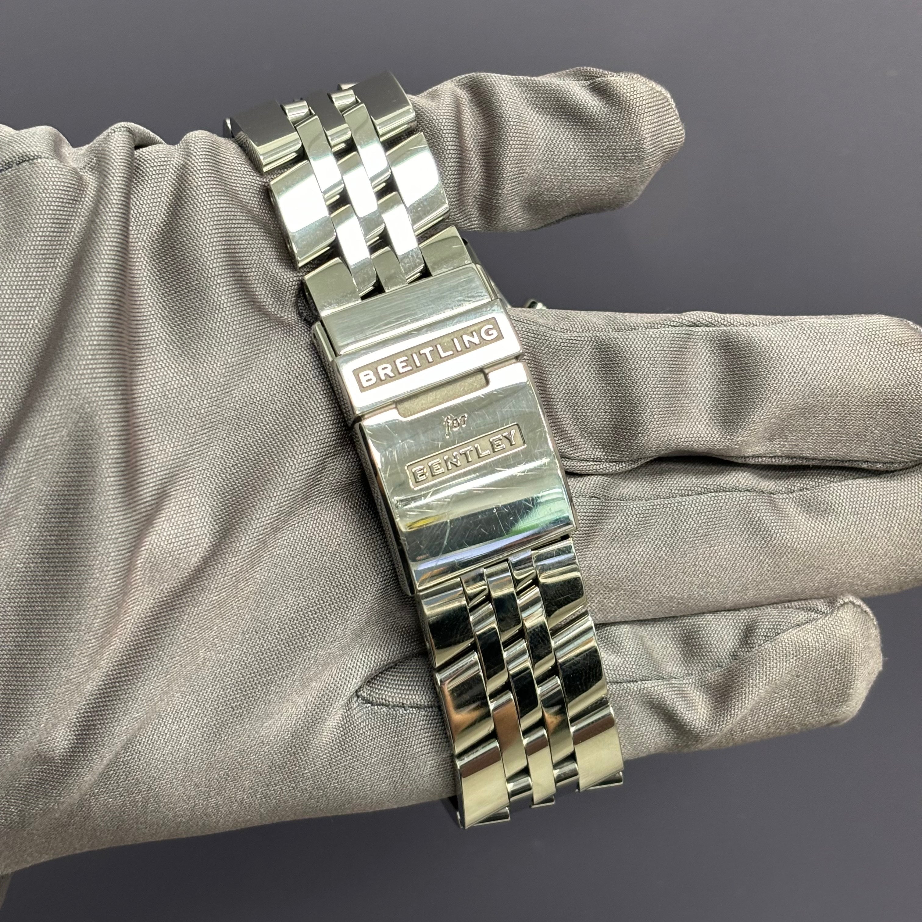 Breitling Bentley 49mm Blue Dial Watch Ref# A44364 - Happy Jewelers Fine Jewelry Lifetime Warranty