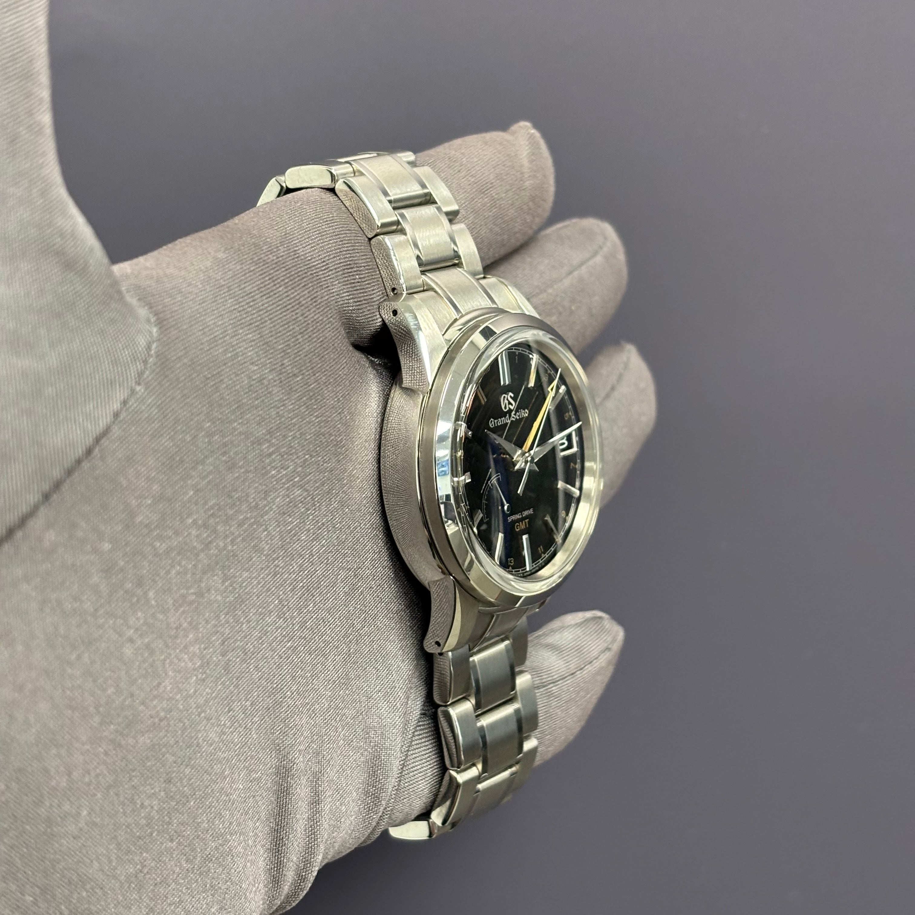 Grand Seiko Spring Drive 40mm Black Dial Ref# SBGE271 - Happy Jewelers Fine Jewelry Lifetime Warranty