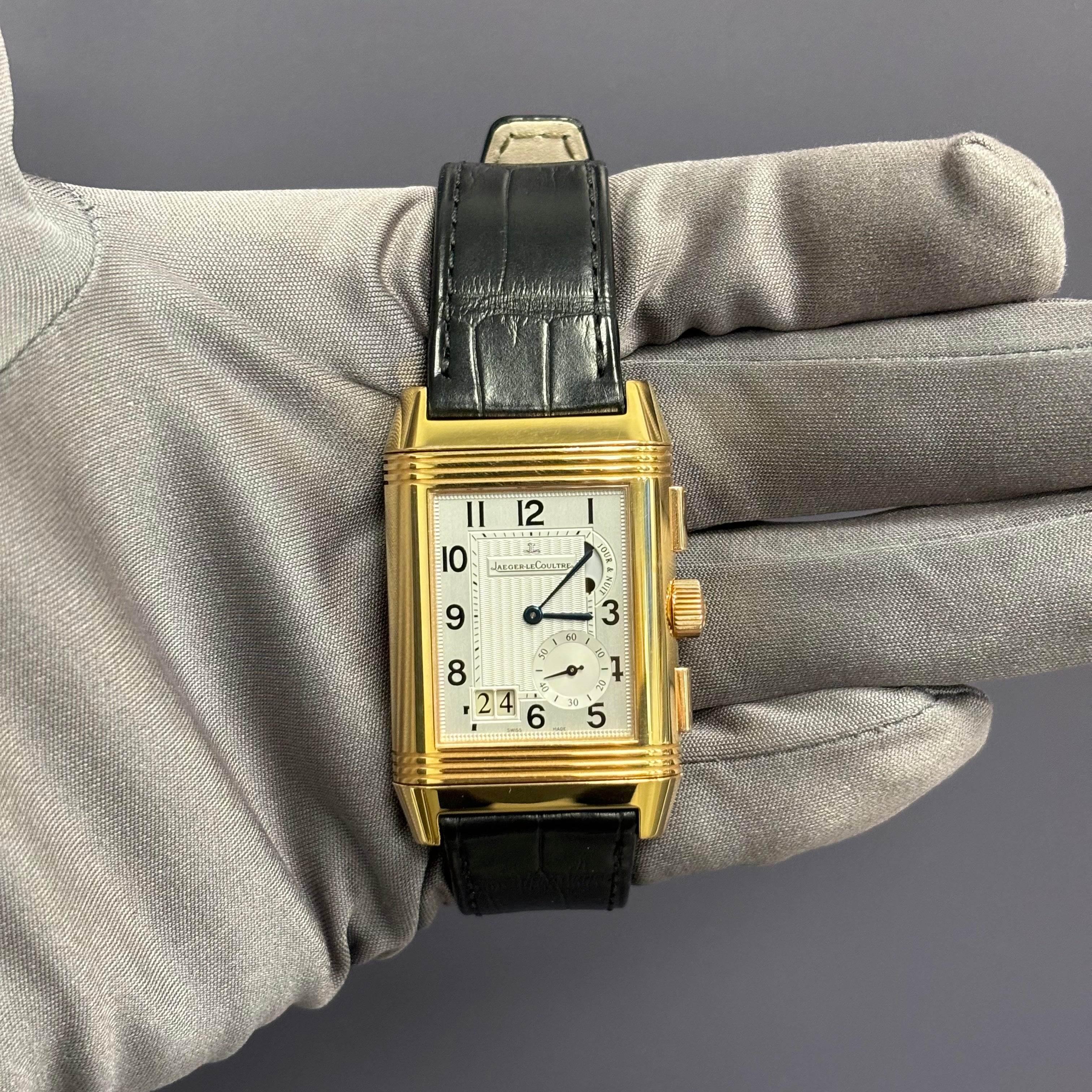 Jaeger-LeCoultre Reverso 29mm White Dial Ref# 3022420 - Happy Jewelers Fine Jewelry Lifetime Warranty