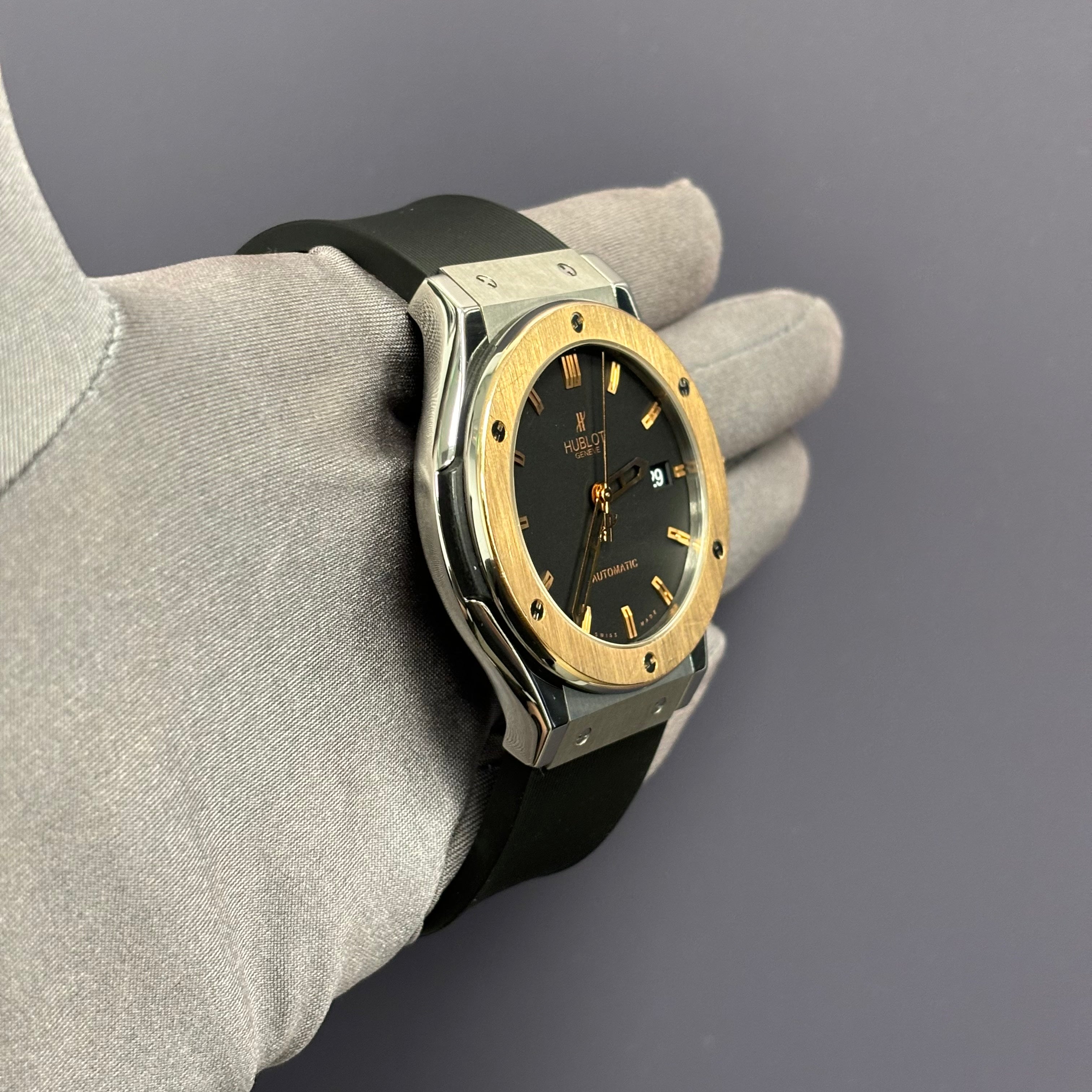 Hublot Classic Fusion 45mm Black Dial Watch Ref# 511.NO.1181.RX - Happy Jewelers Fine Jewelry Lifetime Warranty