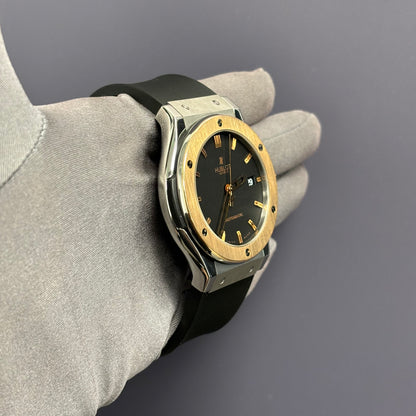 Hublot Classic Fusion 45mm Black Dial Watch Ref# 511.NO.1181.RX - Happy Jewelers Fine Jewelry Lifetime Warranty
