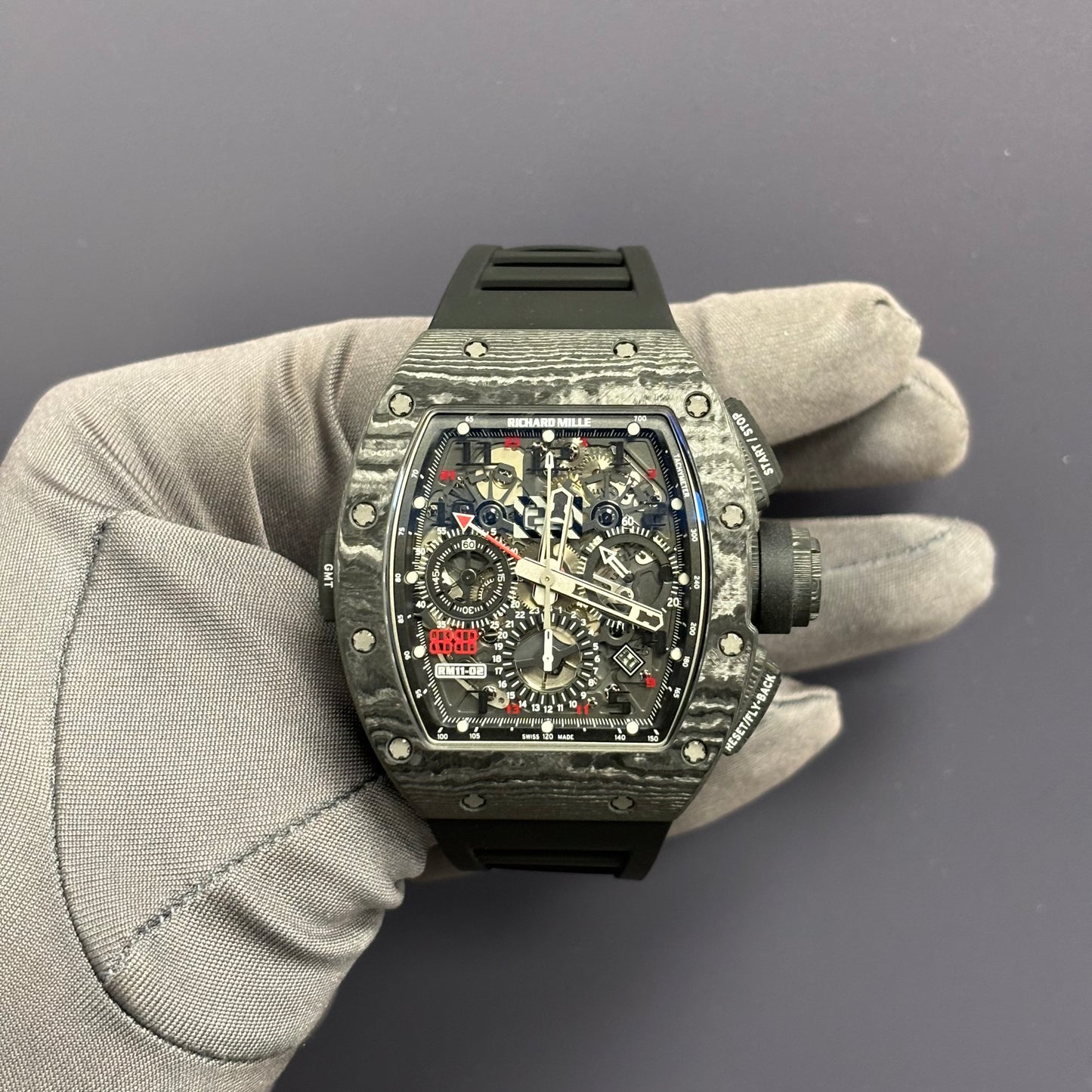 Richard Mille RM11-02 42mm Openwork Dial Watch Ref# RM11-02