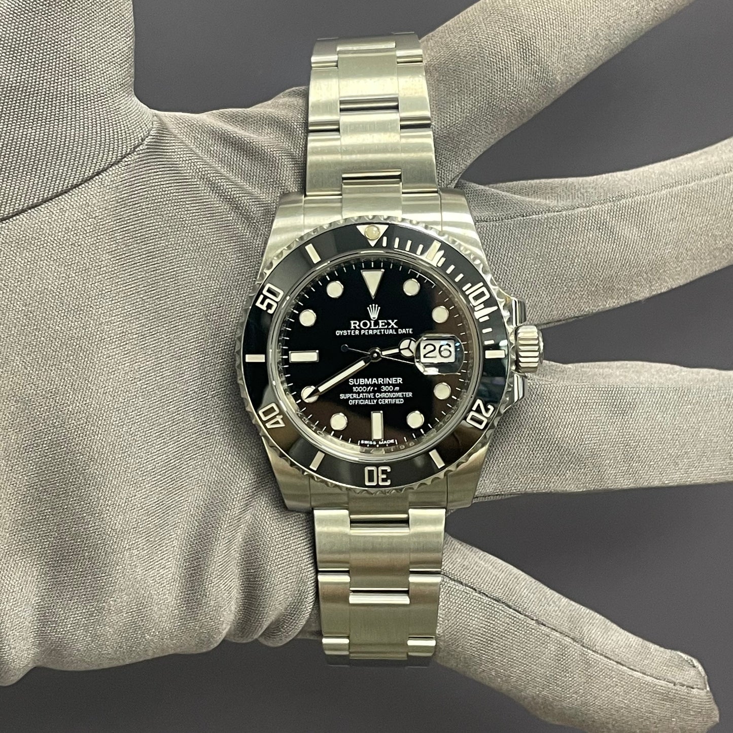 Rolex Submariner 40mm Black Dial Watch Ref# 116610LN