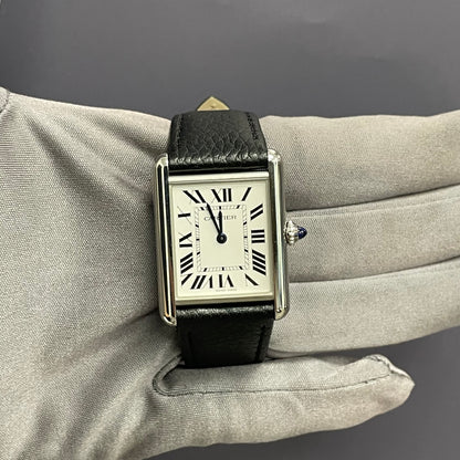 Cartier Tank 20mm White Dial Watch Ref# WSTA0042 - Happy Jewelers Fine Jewelry Lifetime Warranty