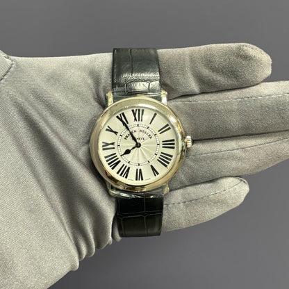 Franck Muller Round 38mm White Dial Watch Ref# 8038 QZ R - Happy Jewelers Fine Jewelry Lifetime Warranty