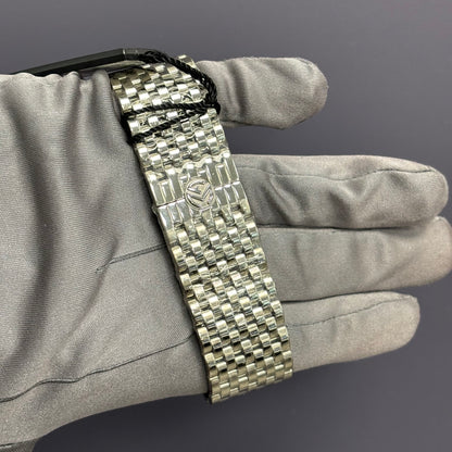 Franck Muller Master Square 32mm Silver Dial Watch Ref# 6002 M QZ R O AC - Happy Jewelers Fine Jewelry Lifetime Warranty