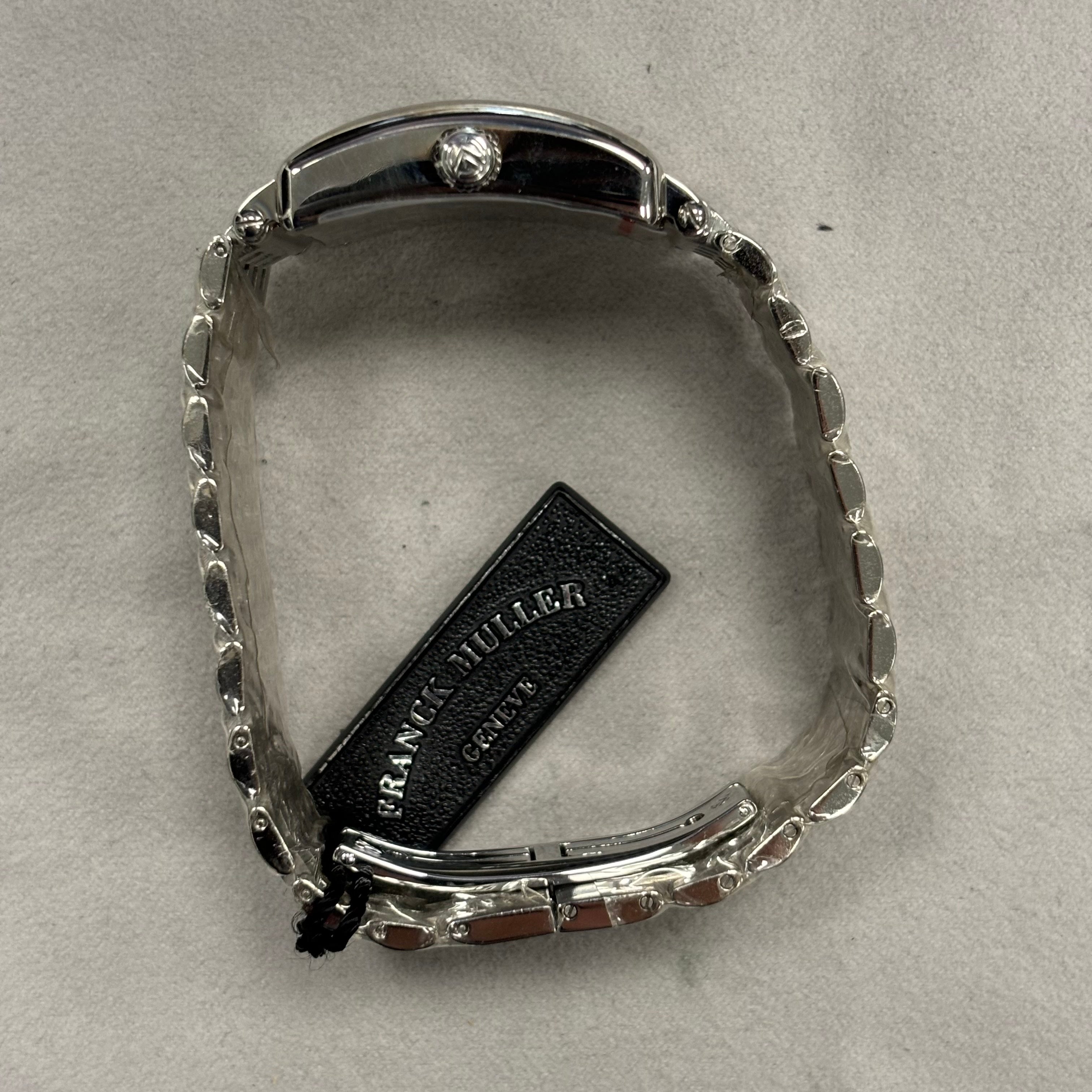 Franck Muller Master Square 32mm Silver Dial Watch Ref# 6002 M QZ R O AC - Happy Jewelers Fine Jewelry Lifetime Warranty