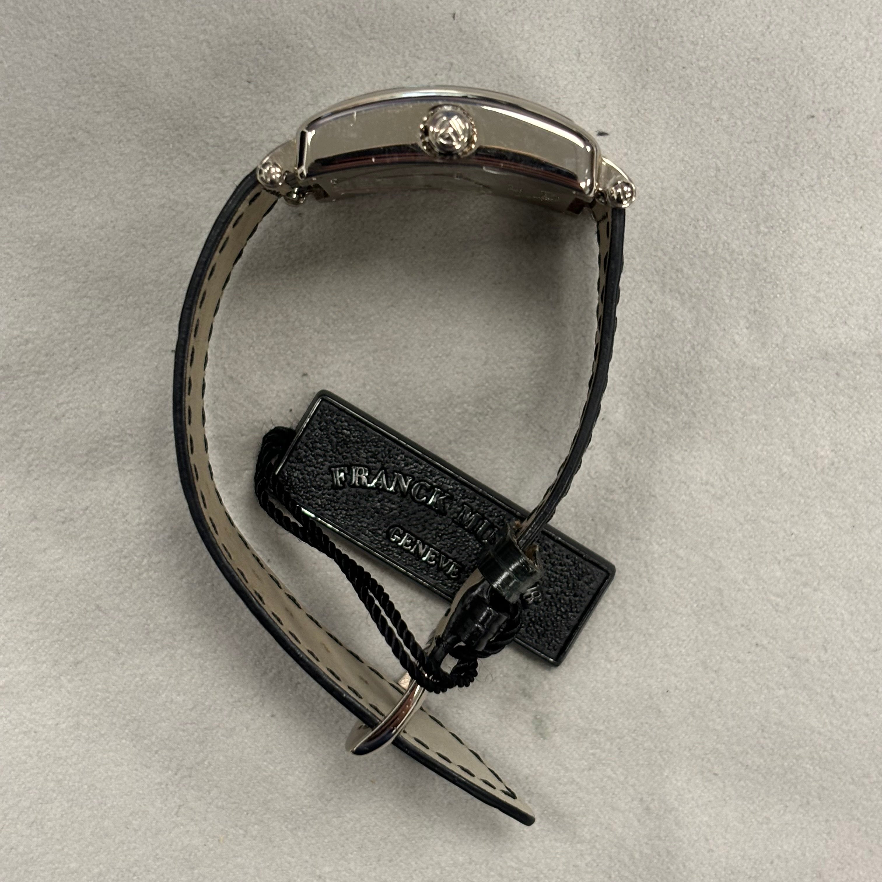 Franck Muller Master Square 32mm Silver Dial Watch Ref# 6002 M QZ V - Happy Jewelers Fine Jewelry Lifetime Warranty