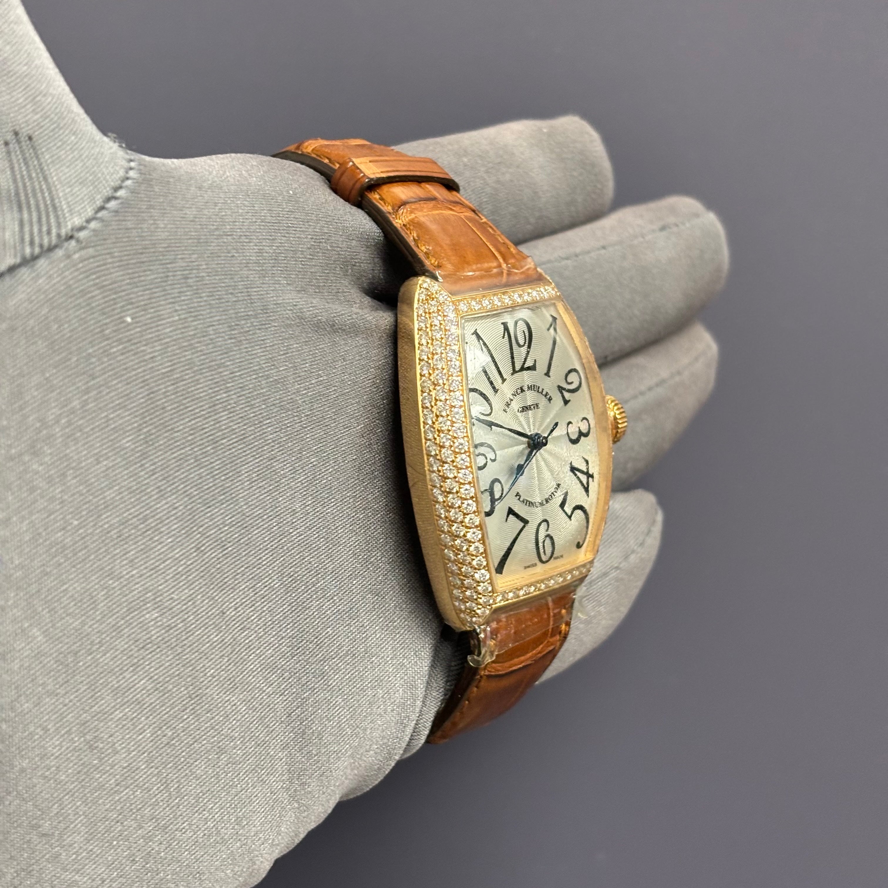 Franck Muller Cintree Curvex 32mm White Dial Watch Ref# 5850 SC D - Happy Jewelers Fine Jewelry Lifetime Warranty