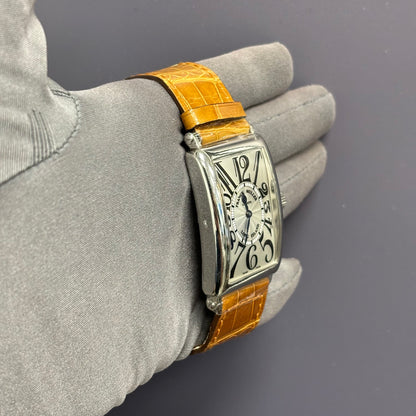 Franck Muller Long Island 31mm White Dial Watch Ref# 1000 SC - Happy Jewelers Fine Jewelry Lifetime Warranty