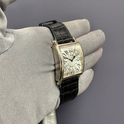 Franck Muller Master Square 34mm Silver Dial Watch Ref# 6002 M QZ REL V - Happy Jewelers Fine Jewelry Lifetime Warranty