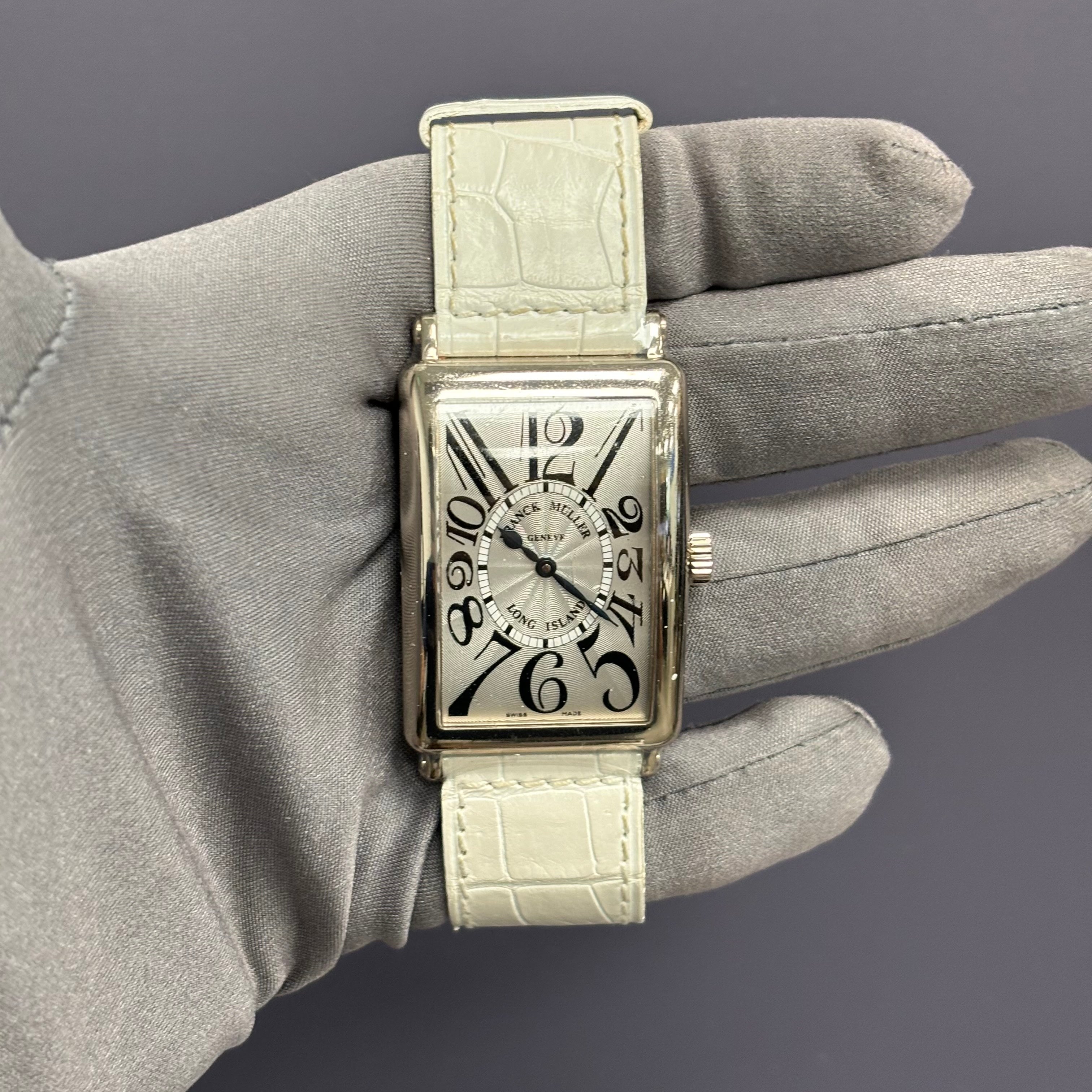 Franck Muller Long Island 31mm White Dial Watch Ref# 1000 SC - Happy Jewelers Fine Jewelry Lifetime Warranty