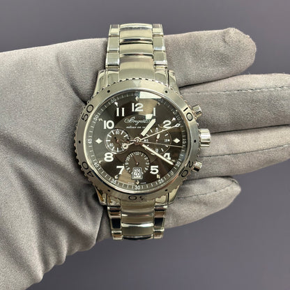 Breguet Type XXI 42mm Grey Dial Watch Ref# 3810 - Happy Jewelers Fine Jewelry Lifetime Warranty