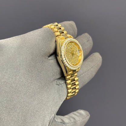 Rolex Datejust 26mm Pave Dial Watch Ref# 69178 - Happy Jewelers Fine Jewelry Lifetime Warranty