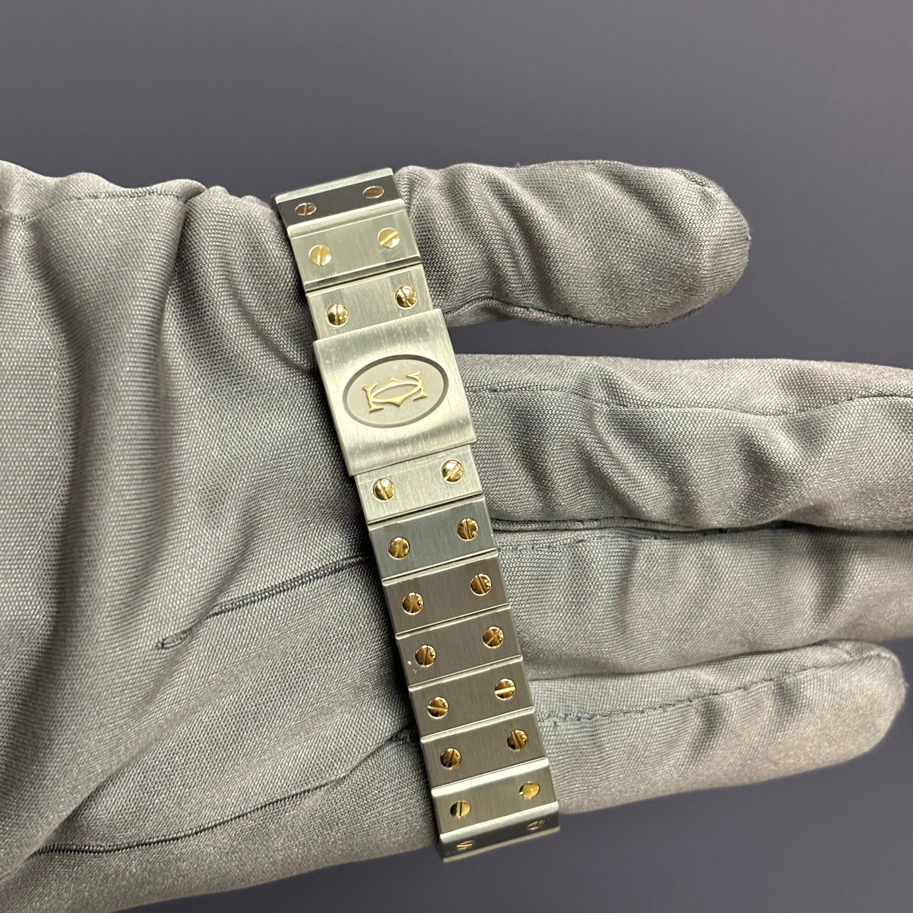 Cartier Santos 30mm Ivory Dial Watch Ref# W2001583 - Happy Jewelers Fine Jewelry Lifetime Warranty