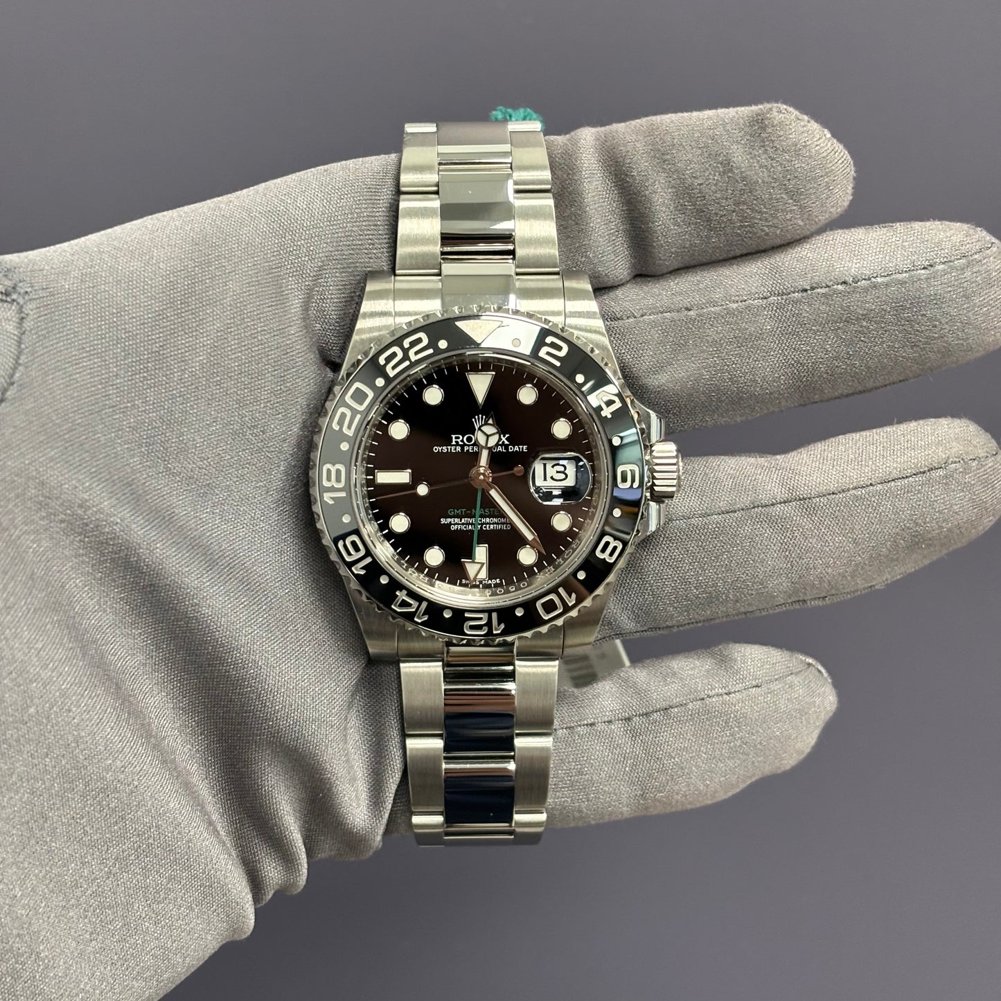 Rolex GMT-Master II 40mm Black Dial Watch Ref# 116710LN