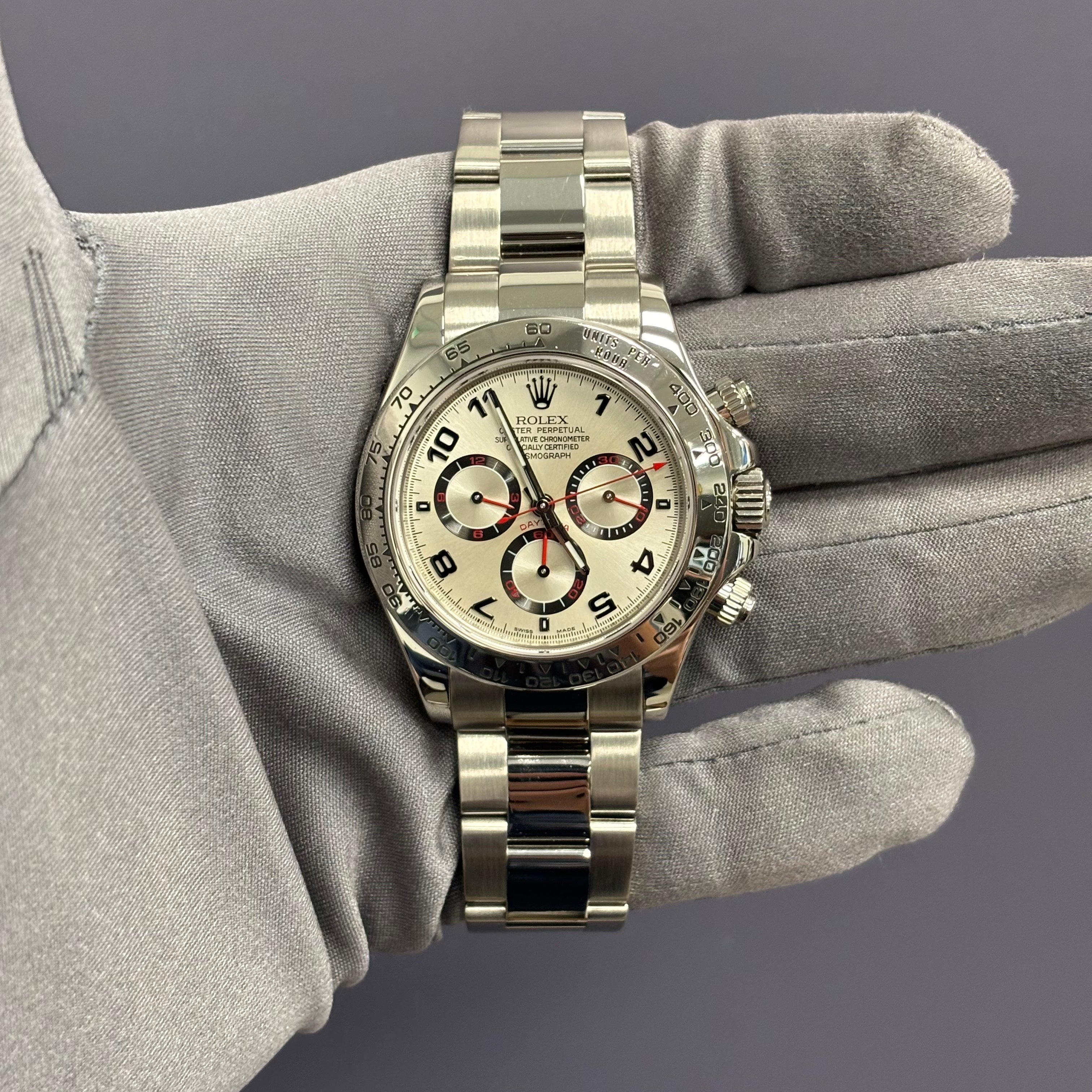 Rolex Daytona 40mm Silver Dial Ref# 116509 - Happy Jewelers Fine Jewelry Lifetime Warranty