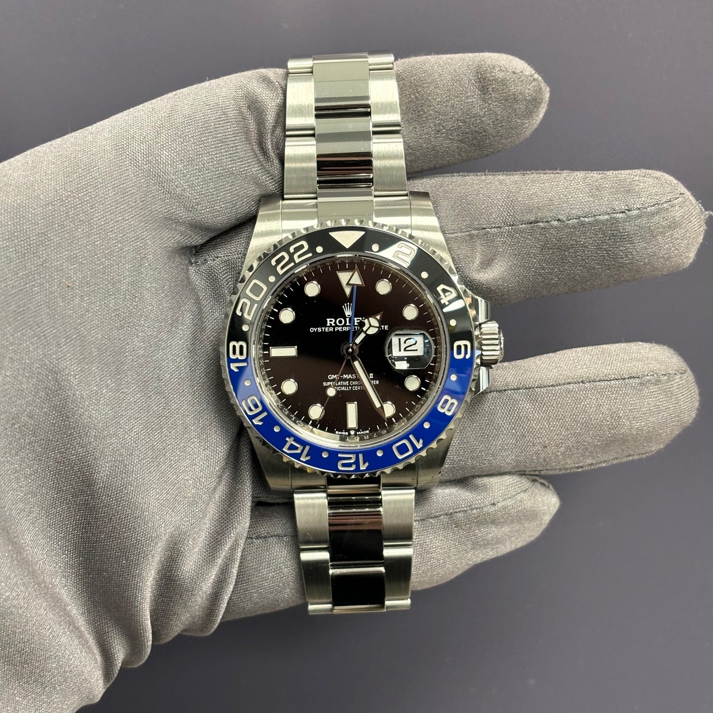 Rolex GMT-Master II 40mm Black Dial Watch Ref# 12671BLNR