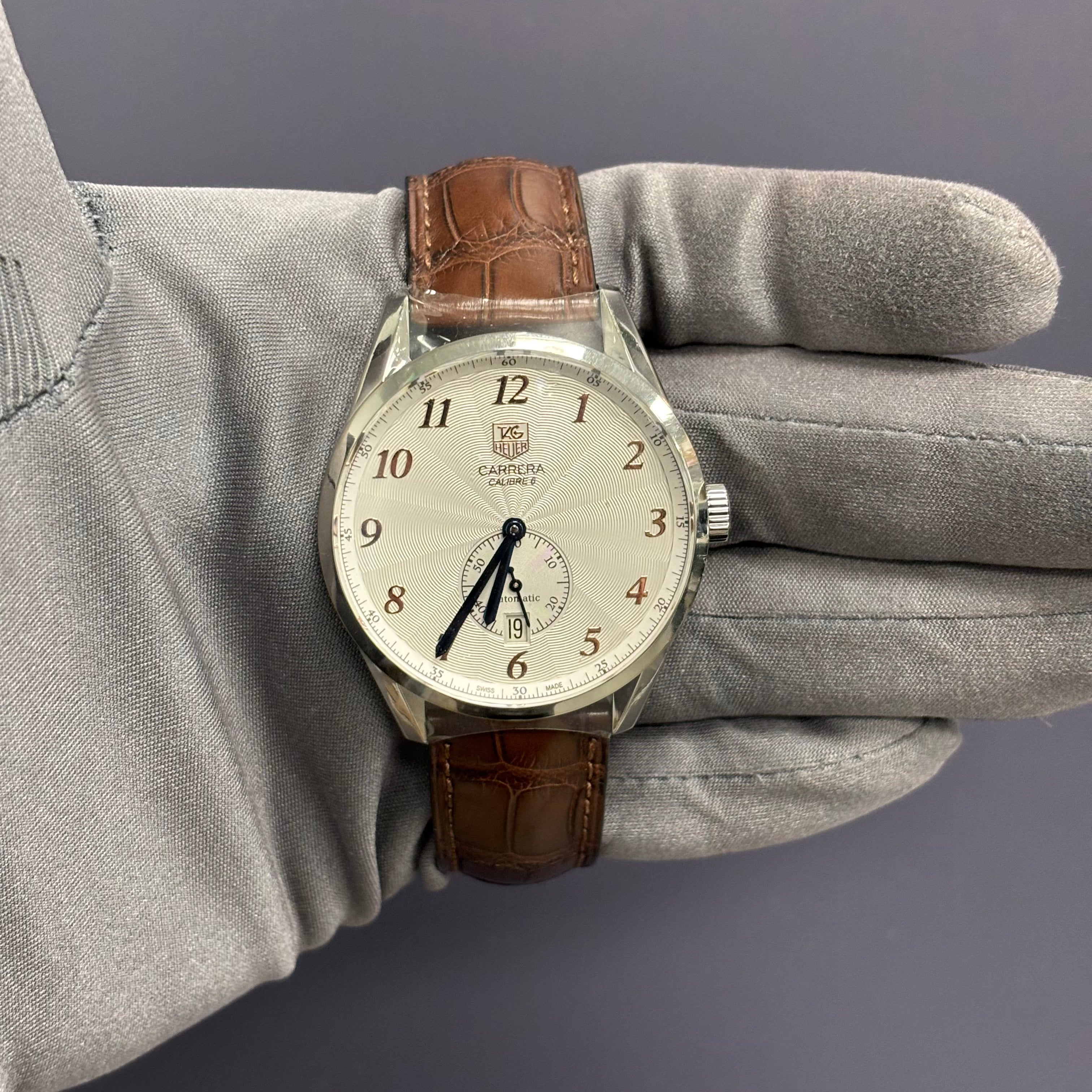 Tag Heuer Carrera 39mm White Dial Watch Ref# WAS2115 - Happy Jewelers Fine Jewelry Lifetime Warranty