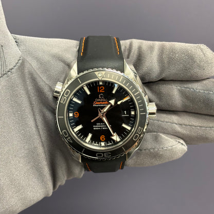 Omega Seamaster 45.5mm Black Dial Watch Ref# 232.32.46.21.01.005 - Happy Jewelers Fine Jewelry Lifetime Warranty