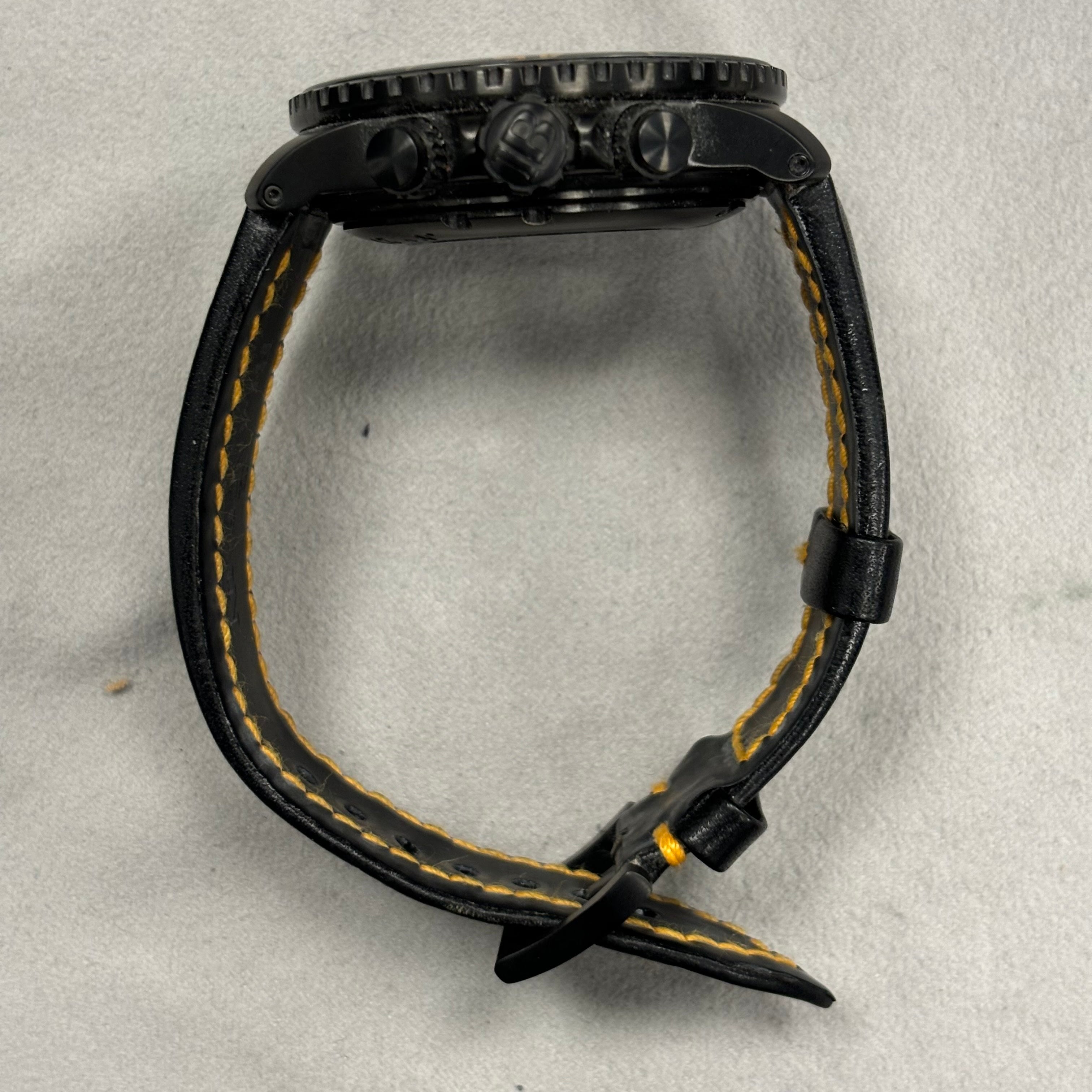 Blancpain Fifty Fathoms 45mm Carbon Dial Watch Ref# 5785F-11D03-63 - Happy Jewelers Fine Jewelry Lifetime Warranty