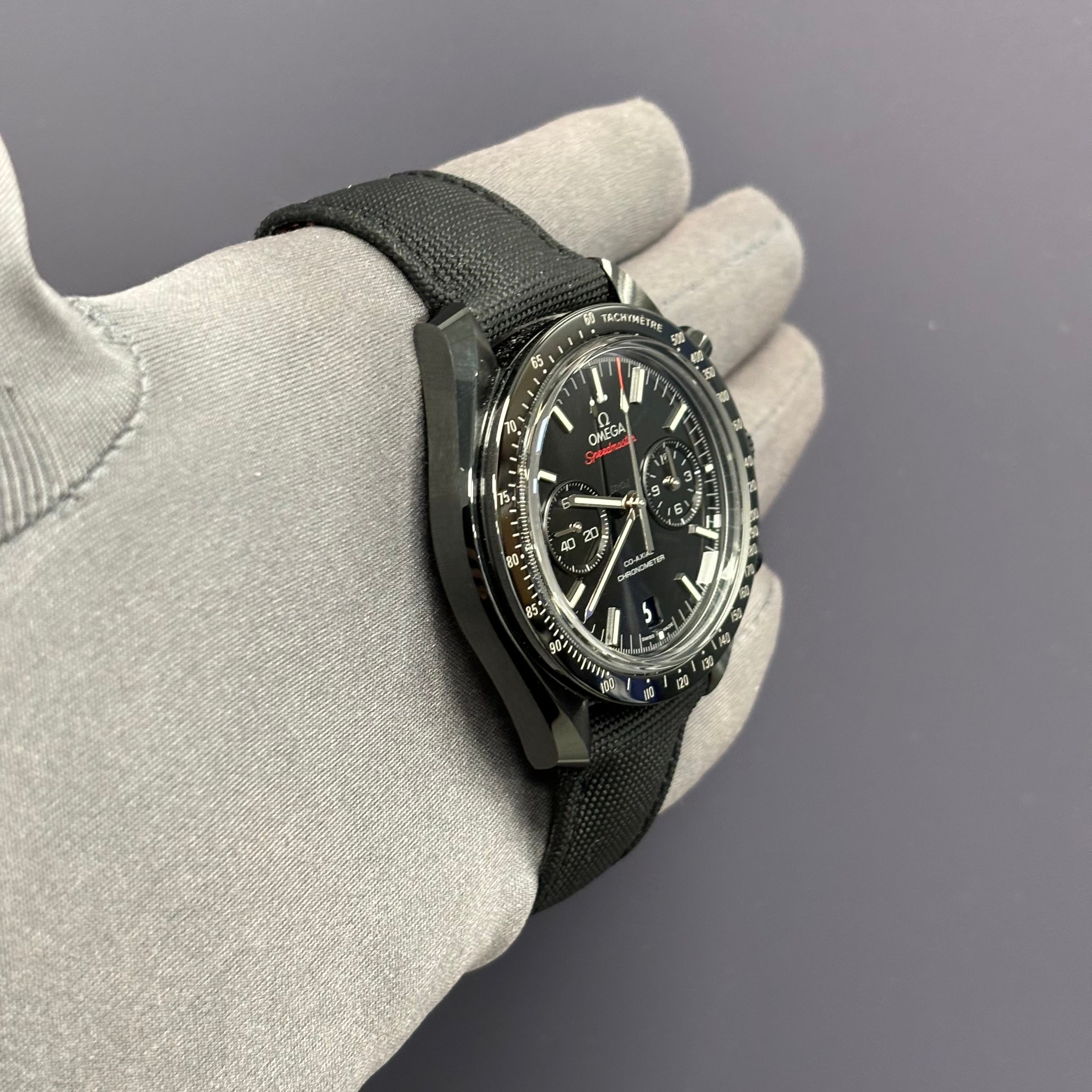 Omega Speedmaster 44.25mm Black Dial Watch Ref# 311.92.44.51.01.003 - Happy Jewelers Fine Jewelry Lifetime Warranty