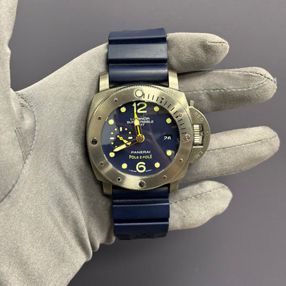 Panerai Luminor 47mm Blue Dial Watch Ref# PAM00719 - Happy Jewelers Fine Jewelry Lifetime Warranty