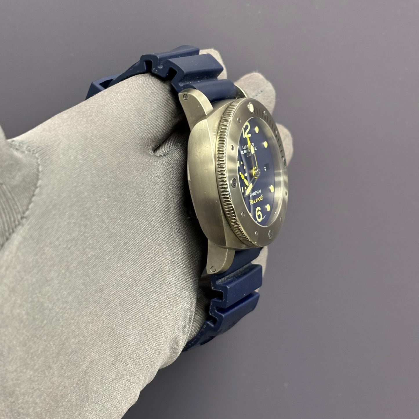 Panerai Luminor 47mm Blue Dial Watch Ref# PAM00719