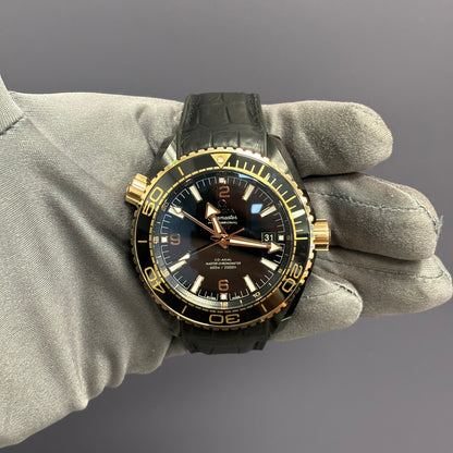 Omega Seamaster 45.5mm Black Dial Watch Ref# 215.63.46.22.01.001 - Happy Jewelers Fine Jewelry Lifetime Warranty