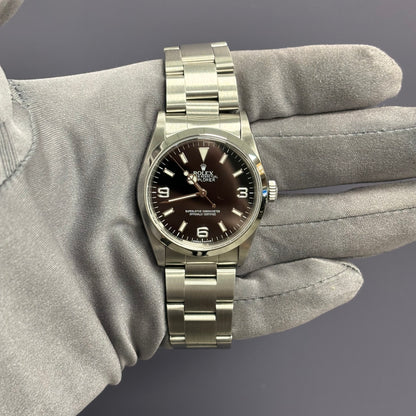 Rolex Explorer 36mm Black Dial Watch Ref# 14270 - Happy Jewelers Fine Jewelry Lifetime Warranty